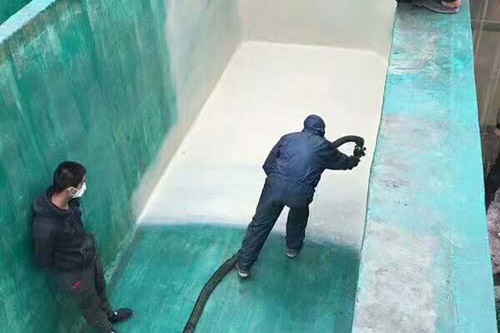 污水池廢水池防腐噴涂聚脲專用聚脲噴涂機(圖2) 污水池廢水池防腐噴涂聚脲