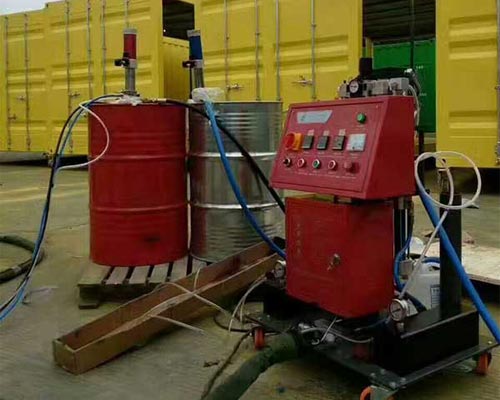 集裝箱聚氨酯噴涂施工用什么設備(圖3) 集裝箱聚氨酯噴涂